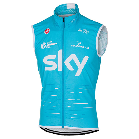 Gilet antivento Sky 2017 celeste - Clicca l'immagine per chiudere